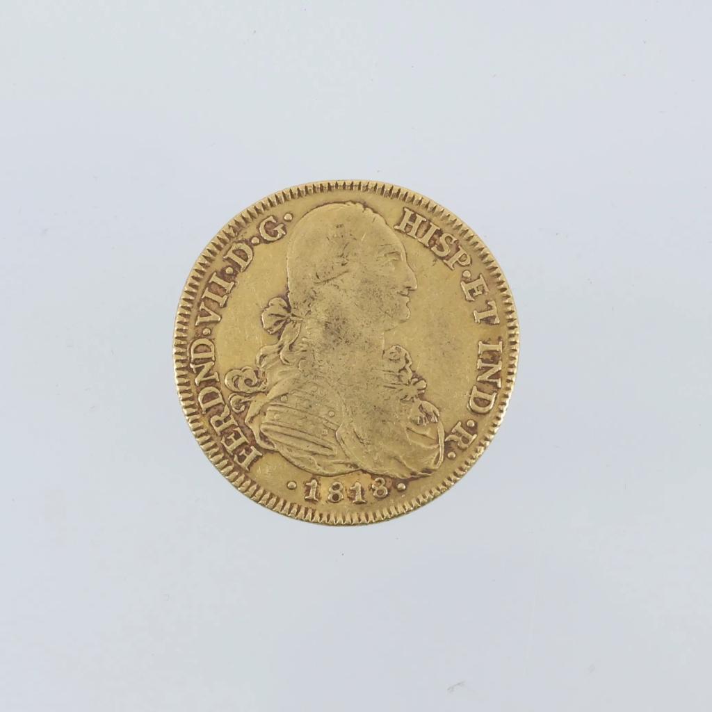 Expertise Ferdinand VI - Colombie - Monnaie en or - Artemis Estimations