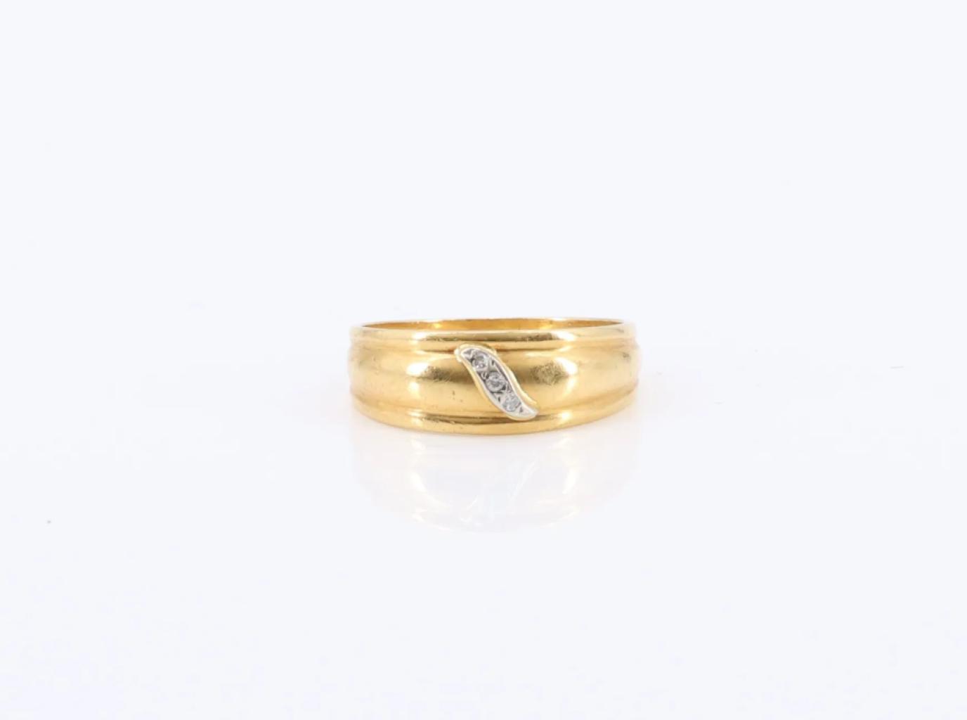 Expertise Bague jonc en or jaune 18 carats - Artemis Estimations