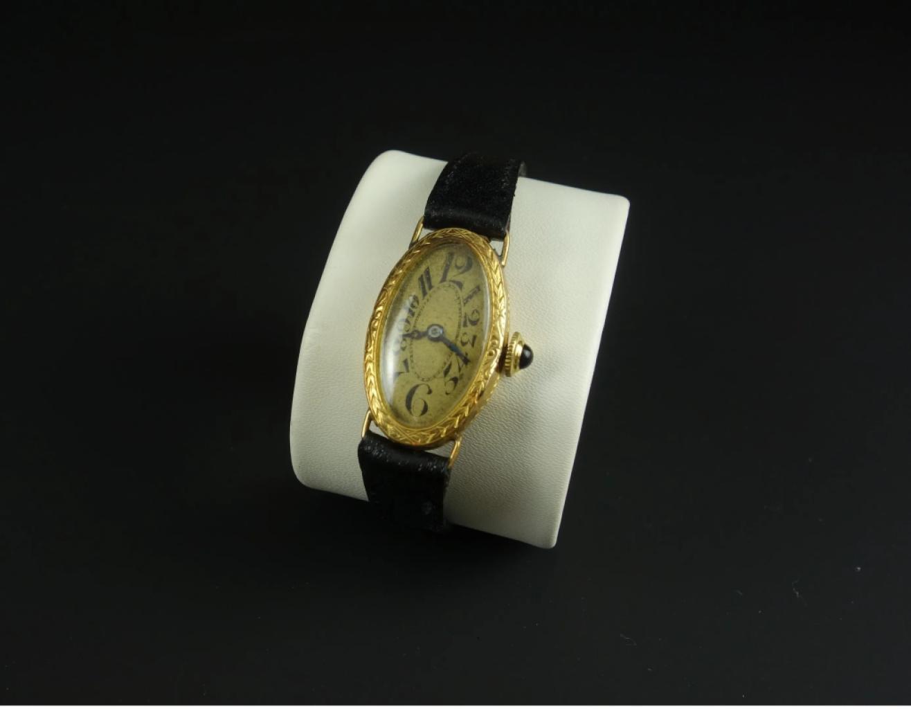 Expertise Montre bracelet numérotée 5417 à boitier en or jaune 18 carats - Artemis Estimations