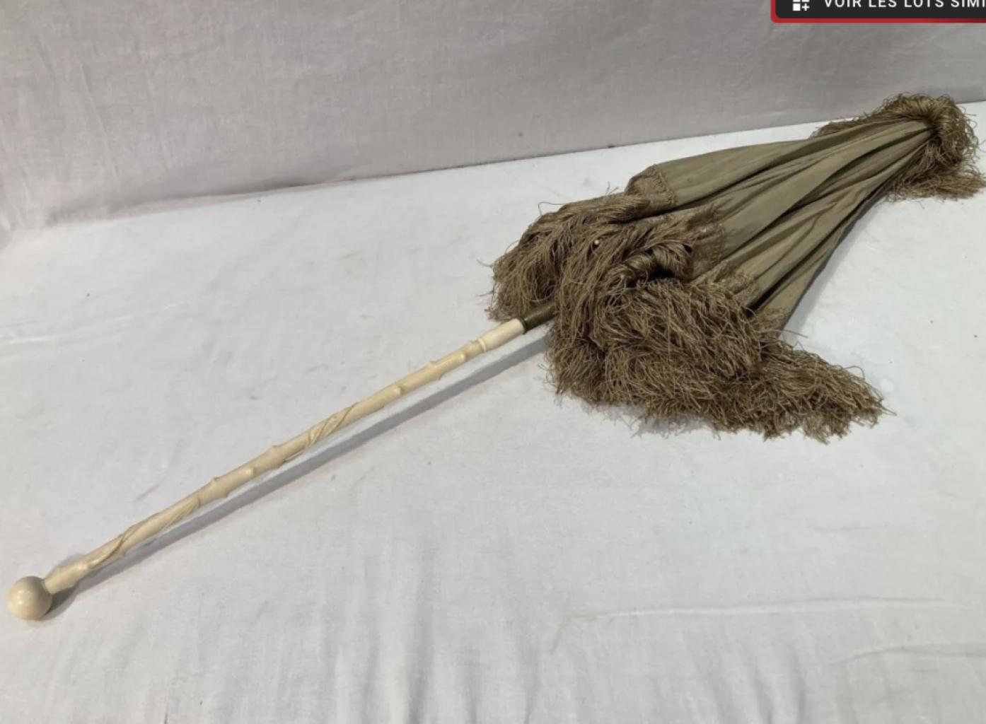 Expertise Ombrelle manche ivoire - Artemis Estimations