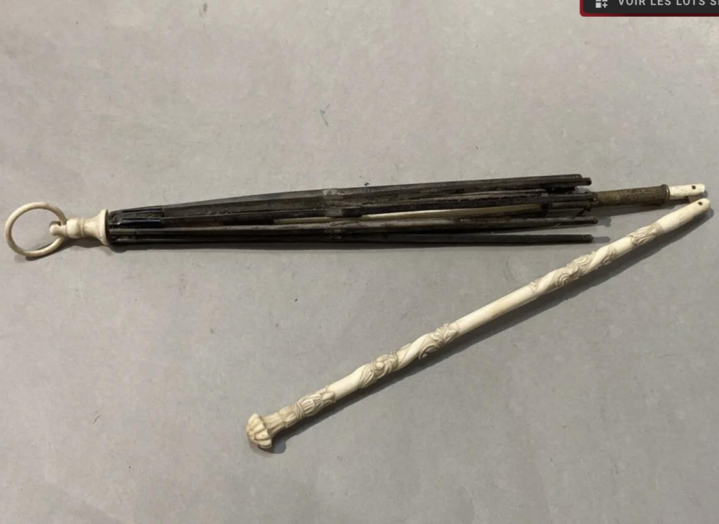 Expertise Monture ombrelle ivoire - Artemis Estimations