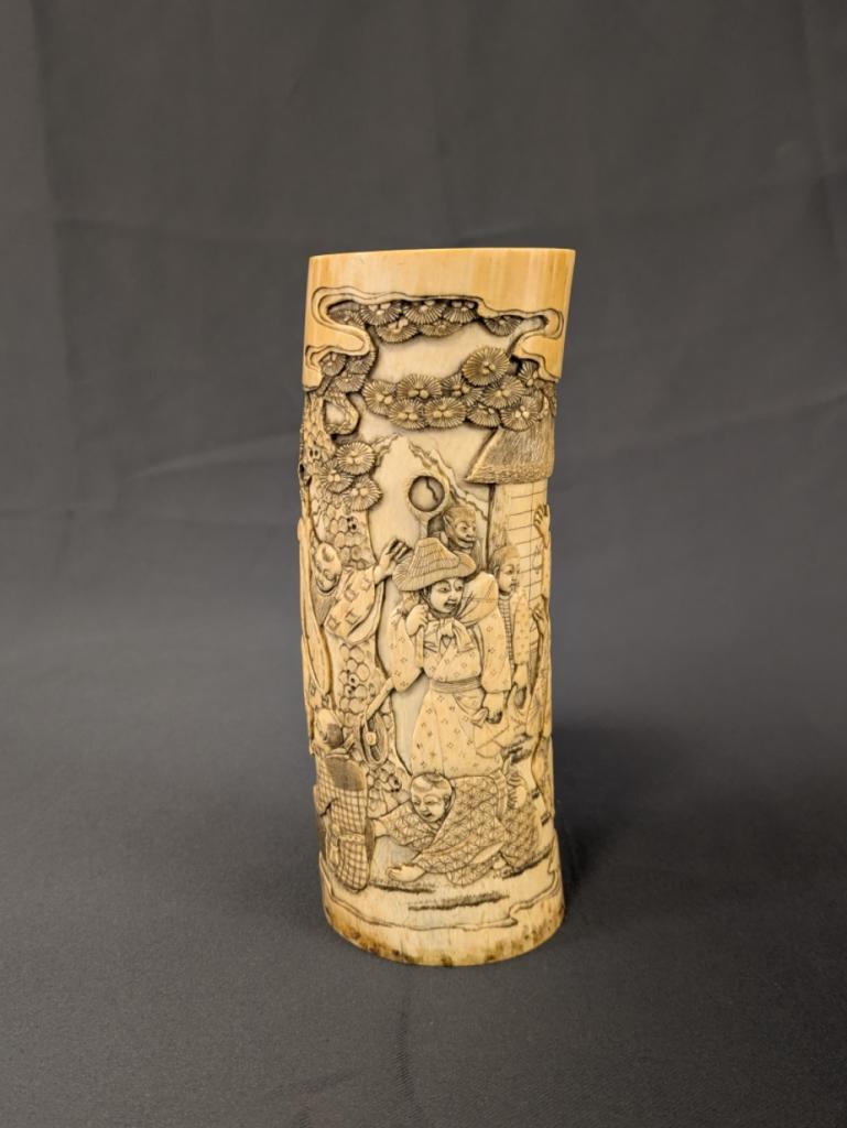 Expertise IVOIRE - Vase porte pinceaux - Artemis Estimations