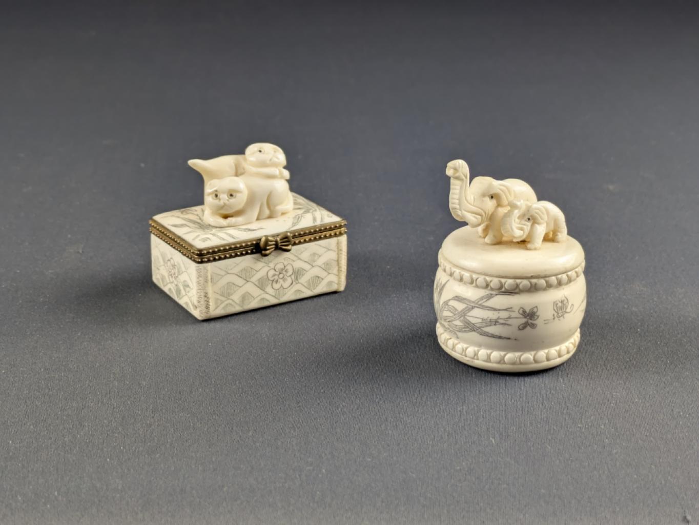 Expertise Lot de boîtes en os - Artemis Estimations