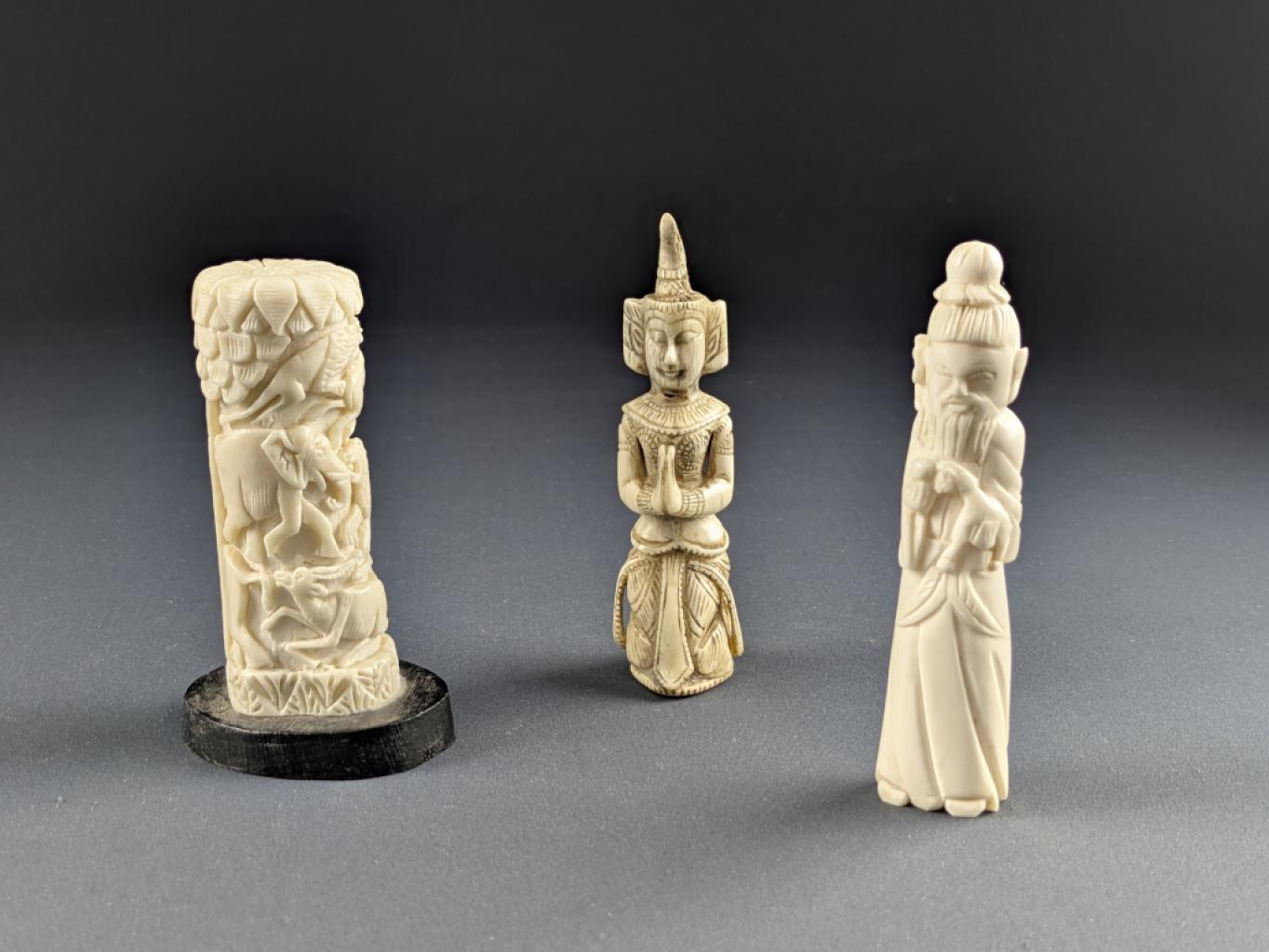 Expertise Lot de 3 sujets en os - Artemis Estimations