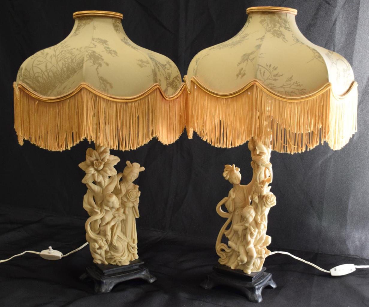 Expertise Paire de lampe style asiatique - Artemis Estimations