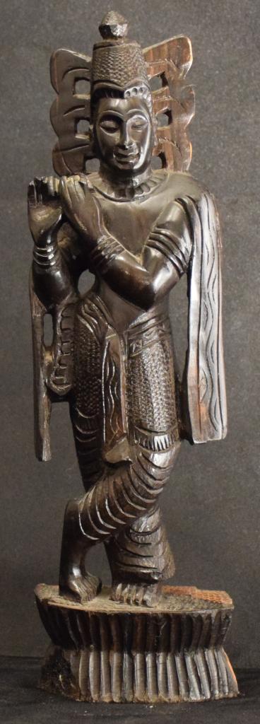 Expertise Statuette Krishna Muralidhara ébène - Artemis Estimations