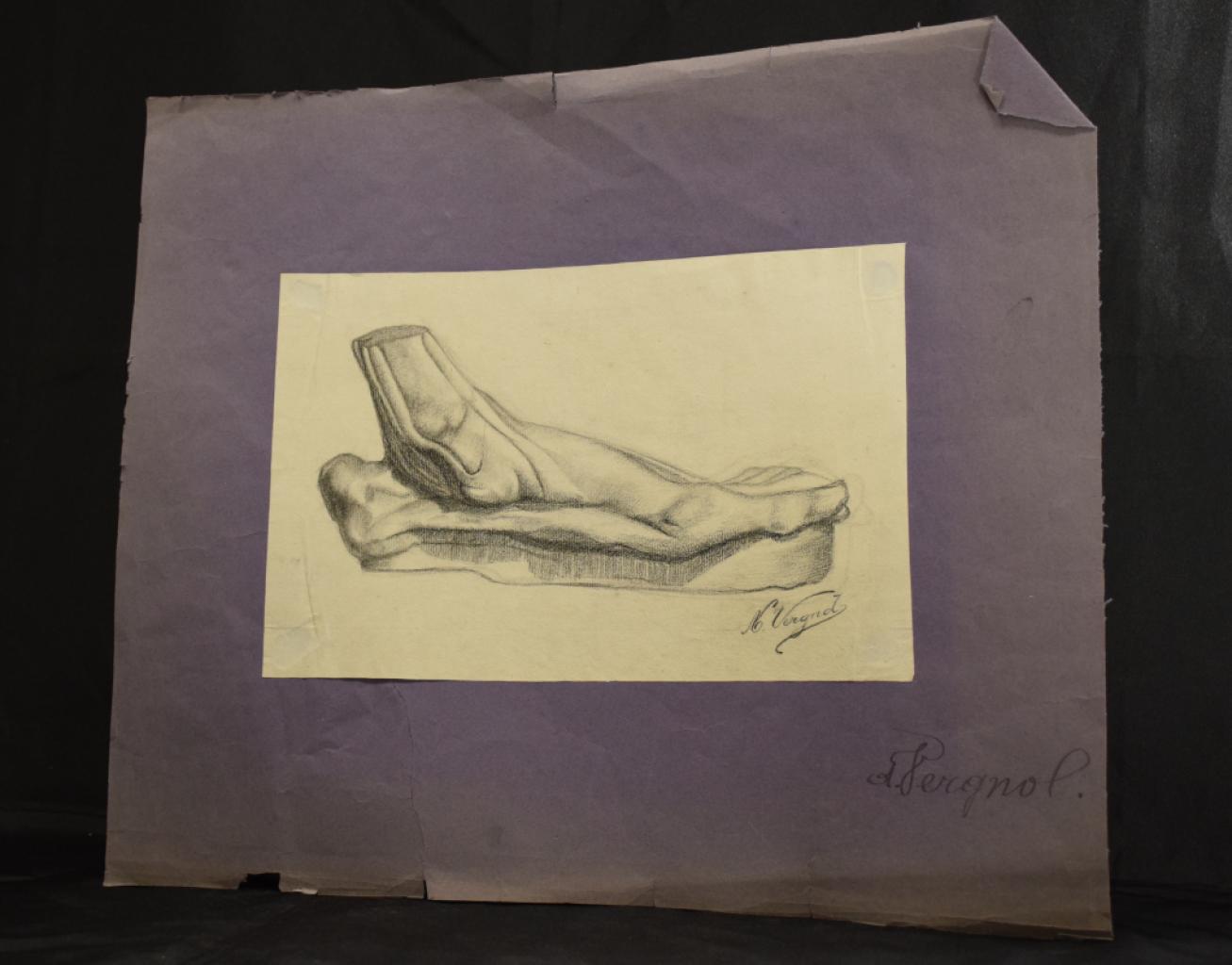 Expertise Dessin étude Pied - Artemis Estimations