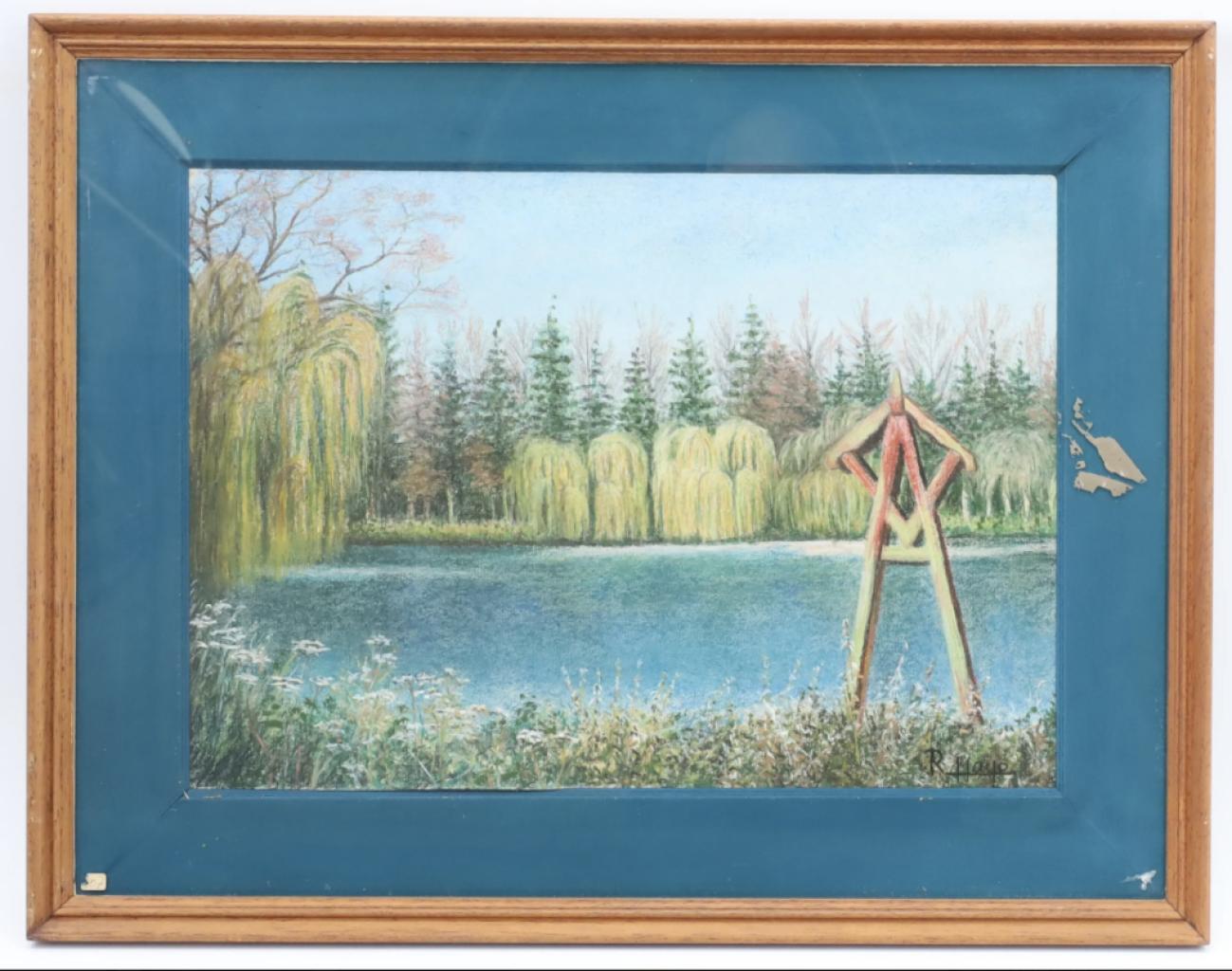 Expertise Pastel - Bord de lac 2 - Artemis Estimations
