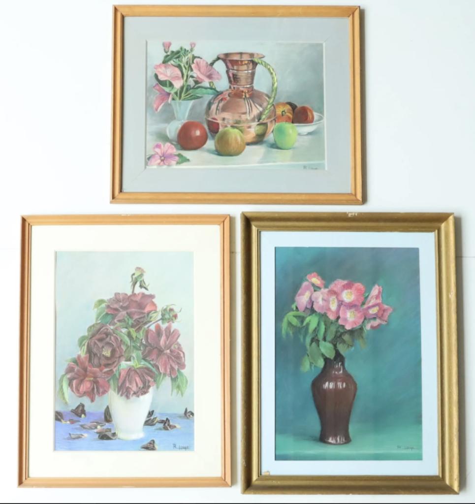 Expertise Suite de trois pastels - Artemis Estimations