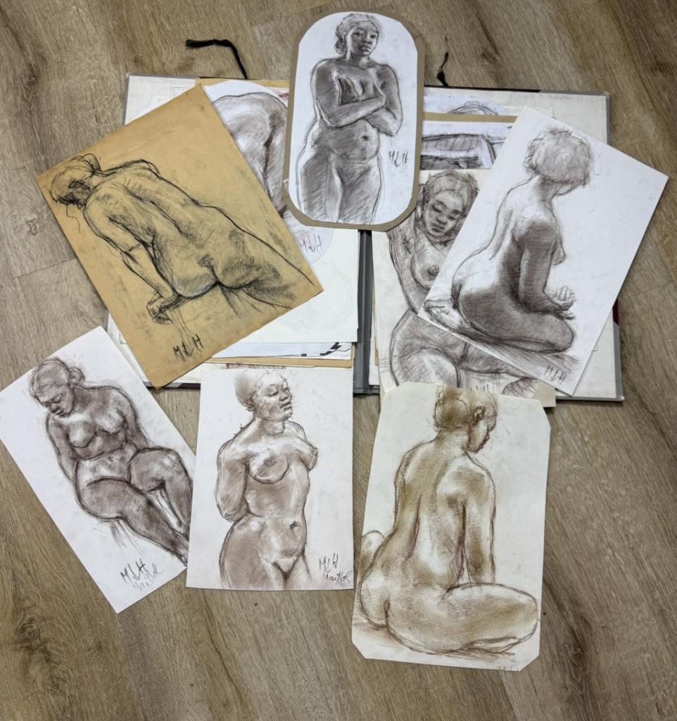 Expertise Michel Hertz, carton de dessins de nus - Artemis Estimations