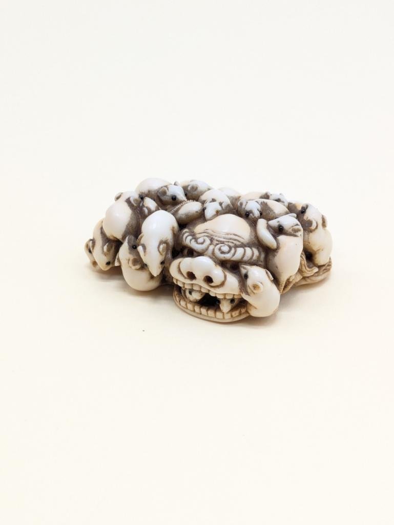 Expertise IVOIRE - Netsuke en ivoire d'hippopotame - Artemis Estimations