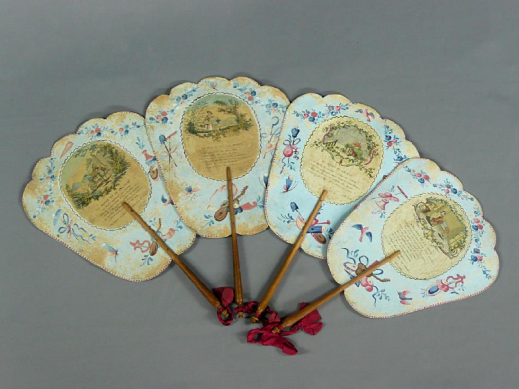 Quatre écrans à Main XVIIIème siècle préemptés par la BNF