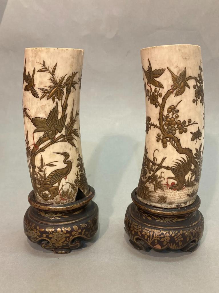 Expertise PAIRE DE VASES EN IVOIRE - Artemis Estimations