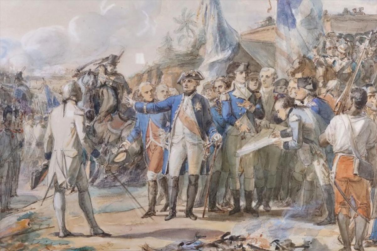 ETUDE POUR LA PRISE DE YORKTOWN