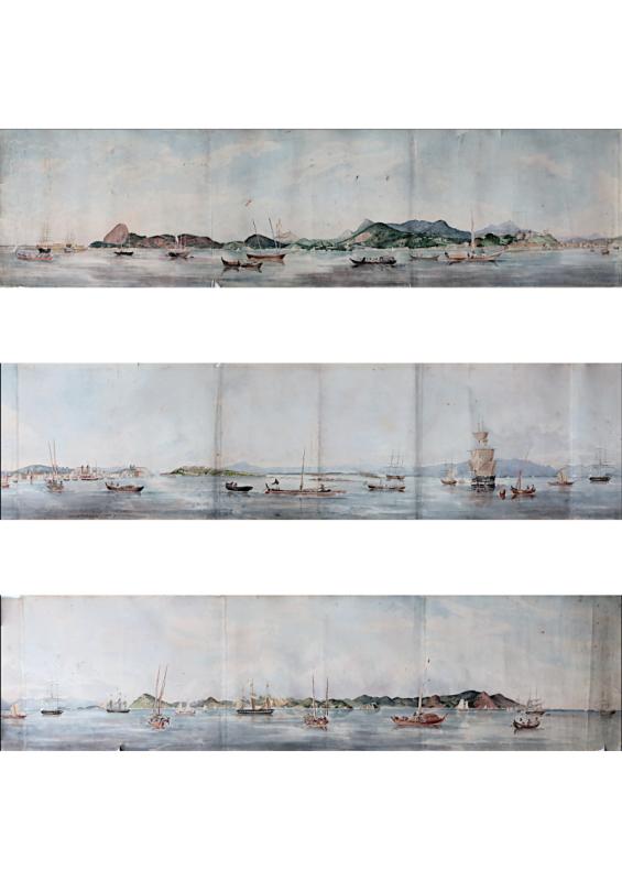 RARE VUE PANORAMIQUE DE RIO DE JANEIRO