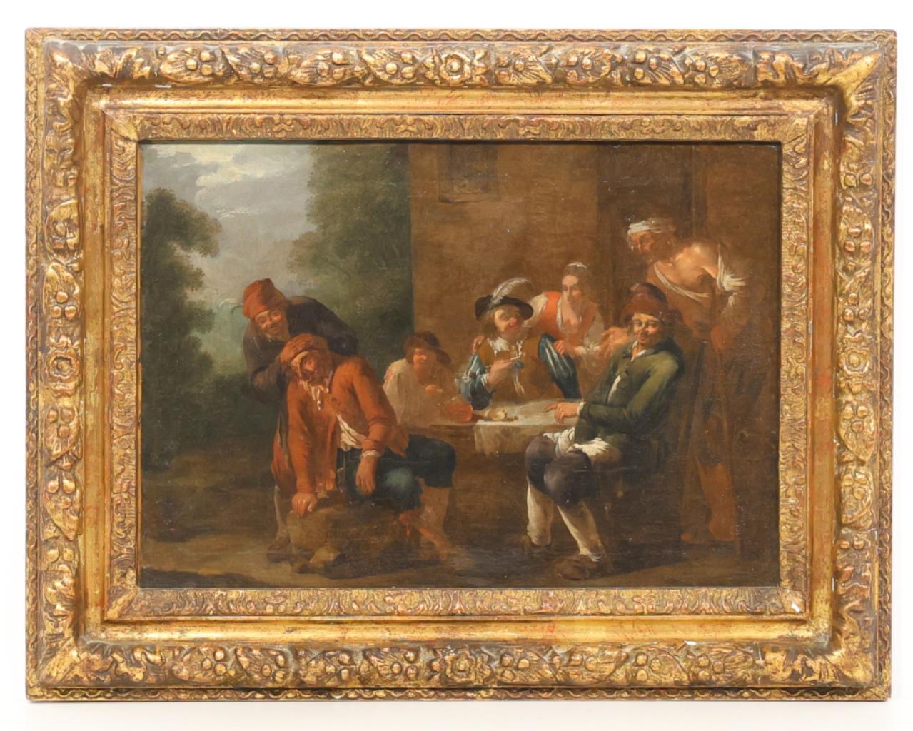 Expertise Scène de taverne en extérieur - Artemis Estimations