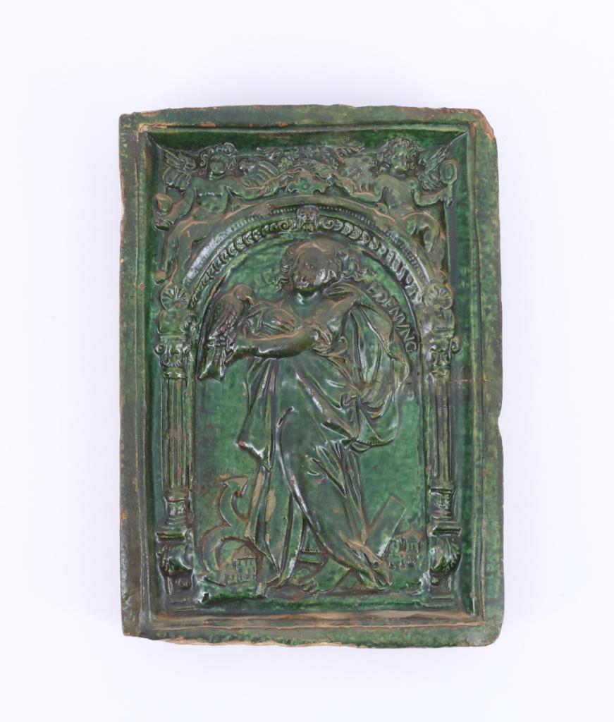 Expertise Carreau de poêle en grès émaillé vert - Artemis Estimations