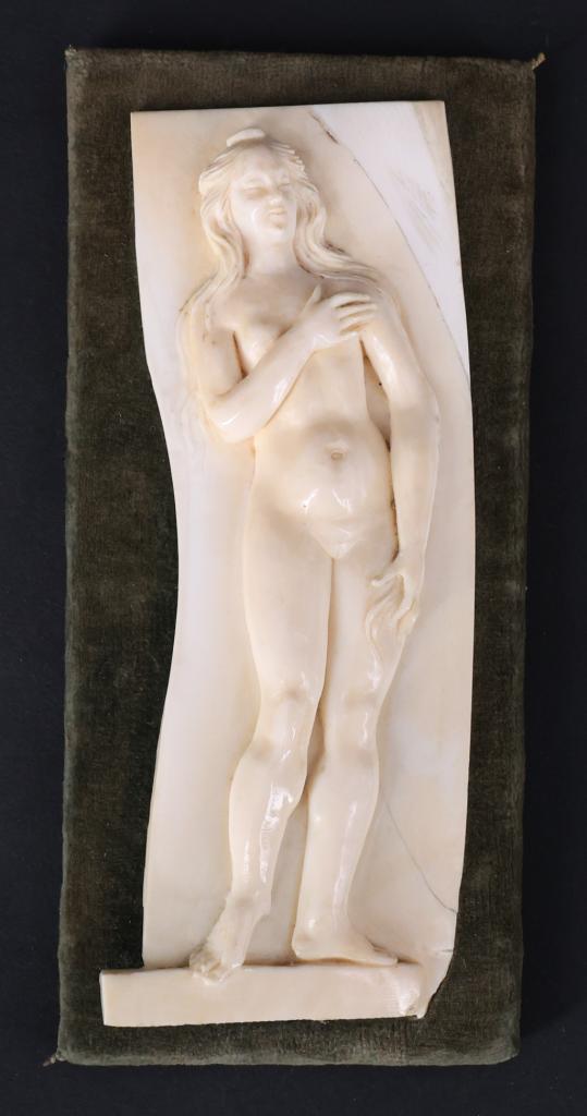 Expertise Marie-Madeleine, Plaquette en ivoire d'hippopotam - Artemis Estimations